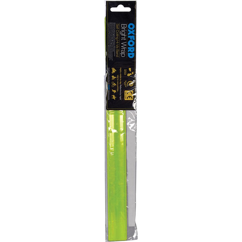 Oxford Bright Arm Wrap Band Yellow, retail packaging