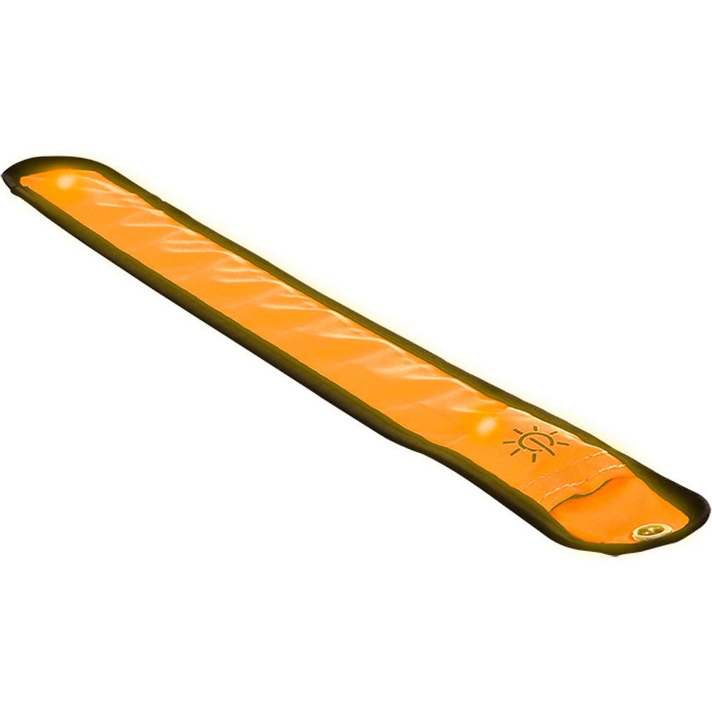 Oxford Bright Halo Arm Wrap Band Orange, orange band reflecting light