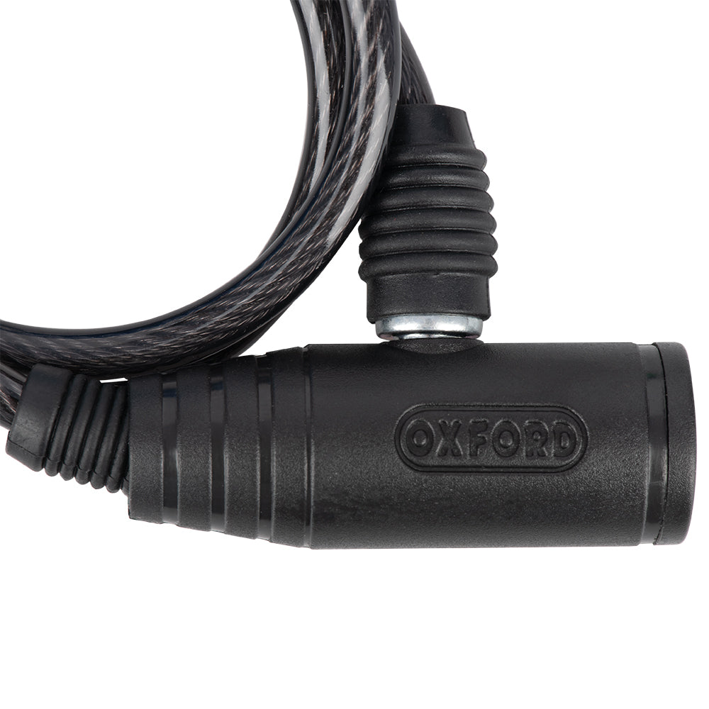 Oxford Bumper Cable Lock Smoke - 600 mm x 6 mm