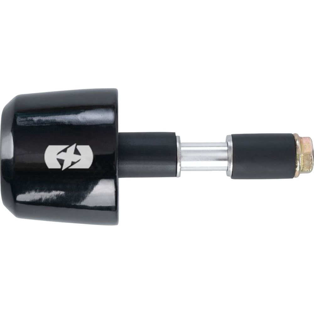 Oxford CS255 Carbon Steel Bar End Weights Black For Handlebars - 255g