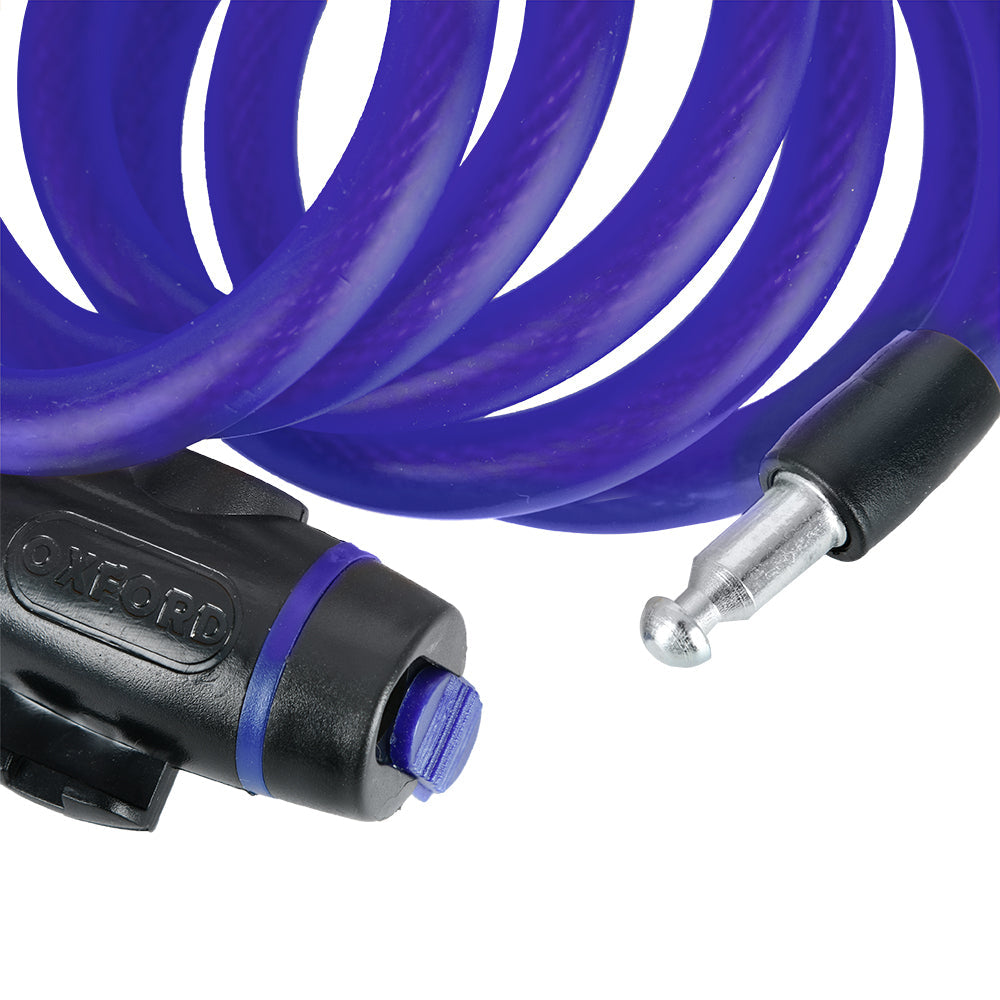 Oxford Cable Lock Blue - 1.8m x 12mm