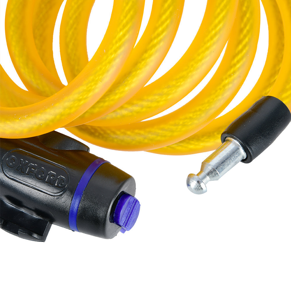 Oxford Cable Lock Gold - 1.8m x 12mm