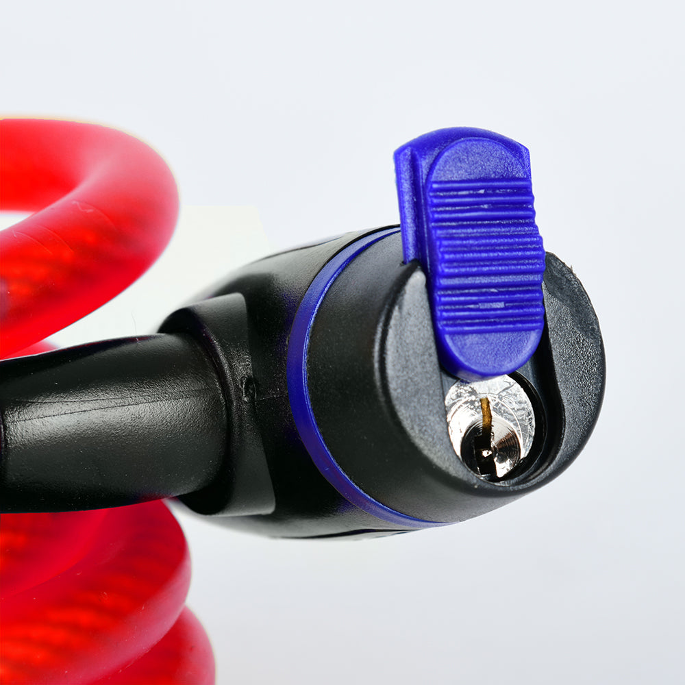 Oxford Cable Lock Red - 1.8m x 12mm