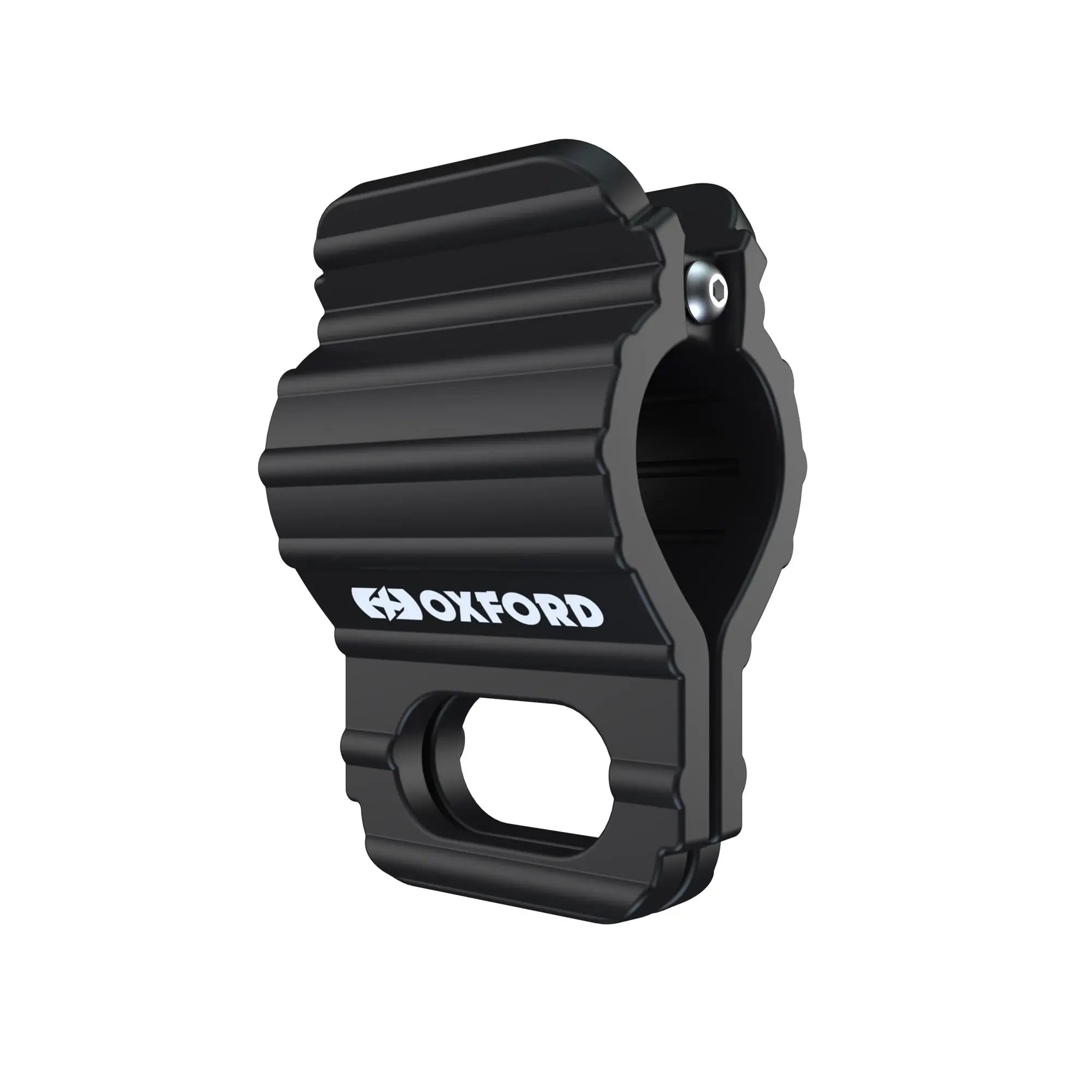 Oxford Clamp-Down Tie-Down Clamp Set Black FREE UK Delivery, FREE 365 Day Returns | Moto Central