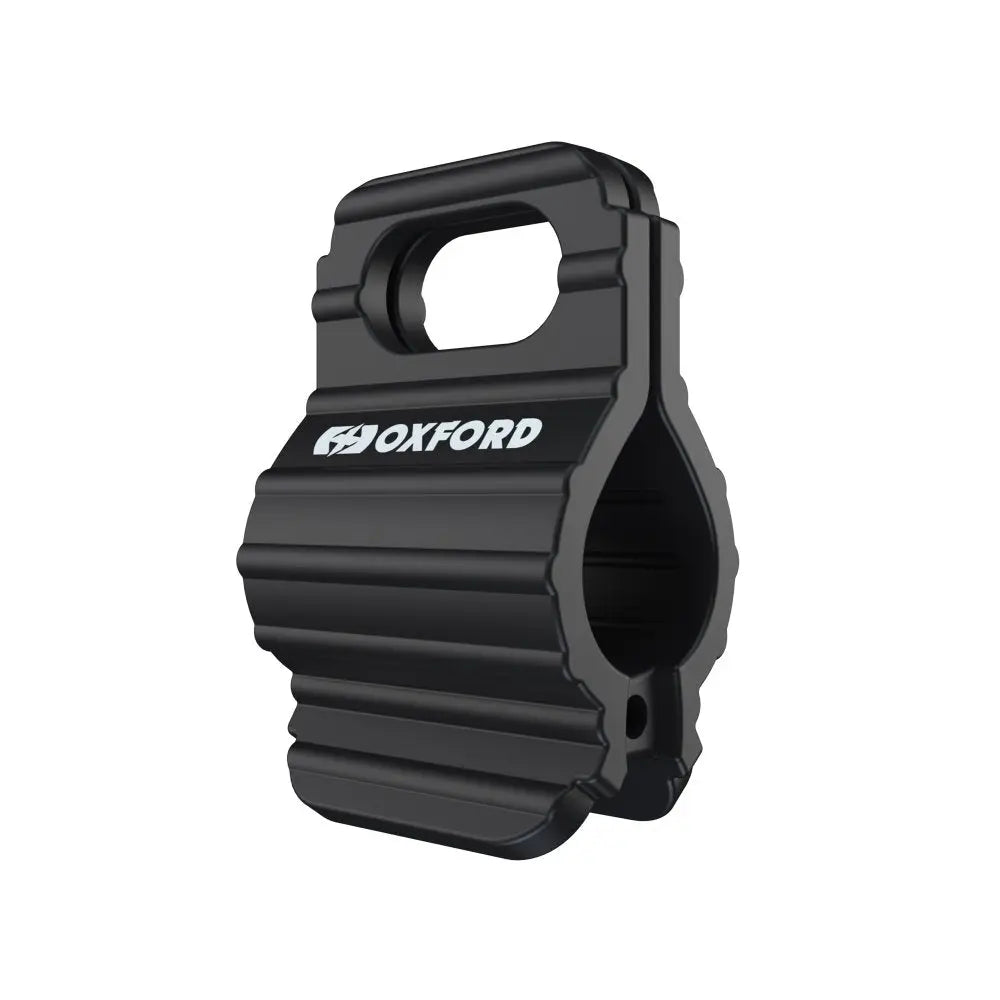 Oxford Clamp-Down Tie-Down Clamp Set Black FREE UK Delivery, FREE 365 Day Returns | Moto Central