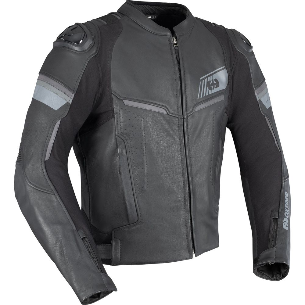 Oxford Cypher 1.0 Leather Jacket Stealth Black