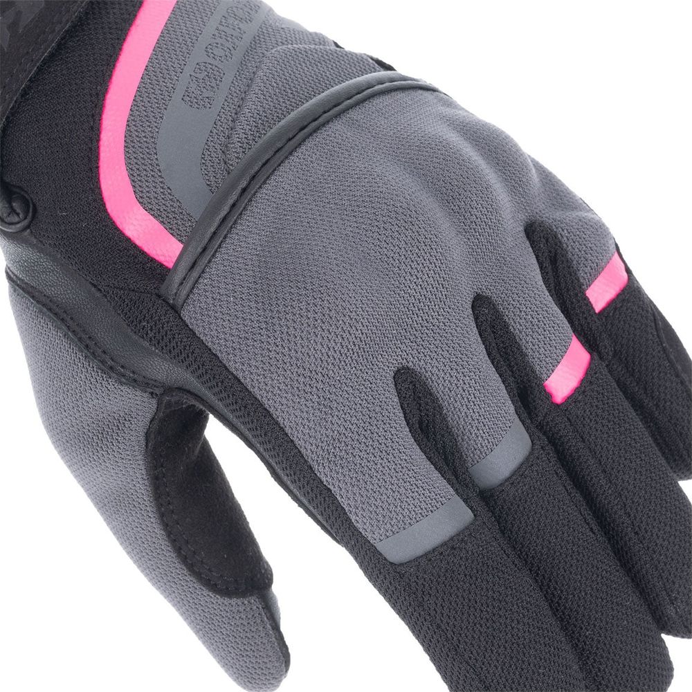 Oxford Dakar 1.0 Ladies Textile Gloves Charcoal / Pink
