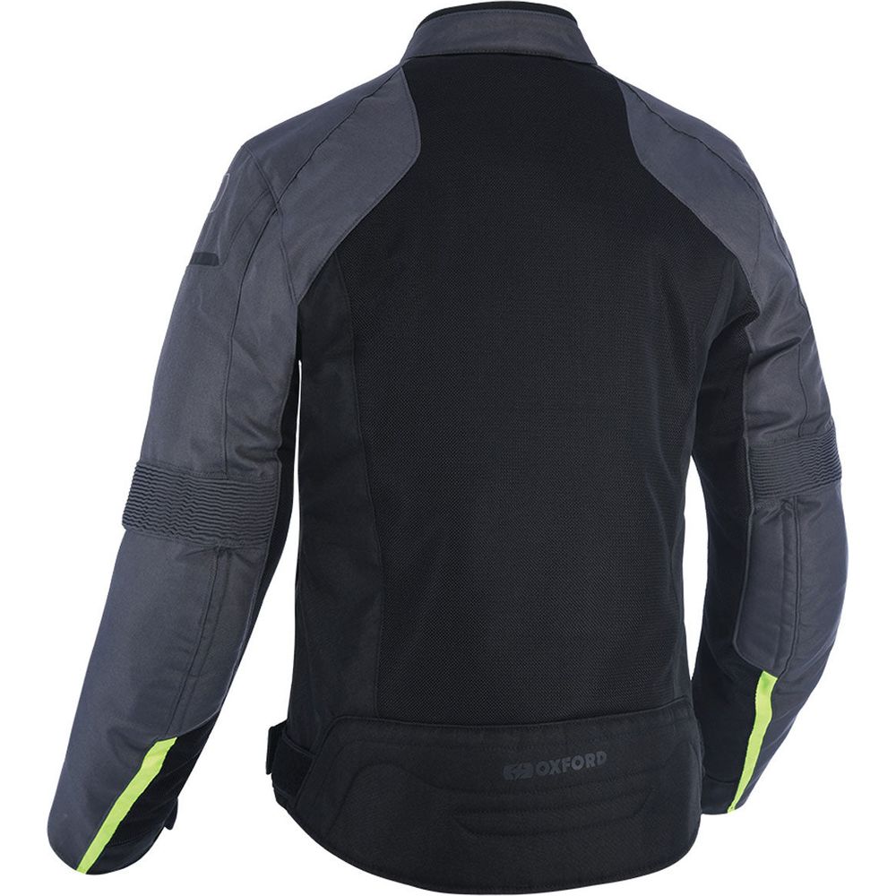 Oxford Delta 1.0 Air Textile Jacket Black / Grey / Fluo Yellow