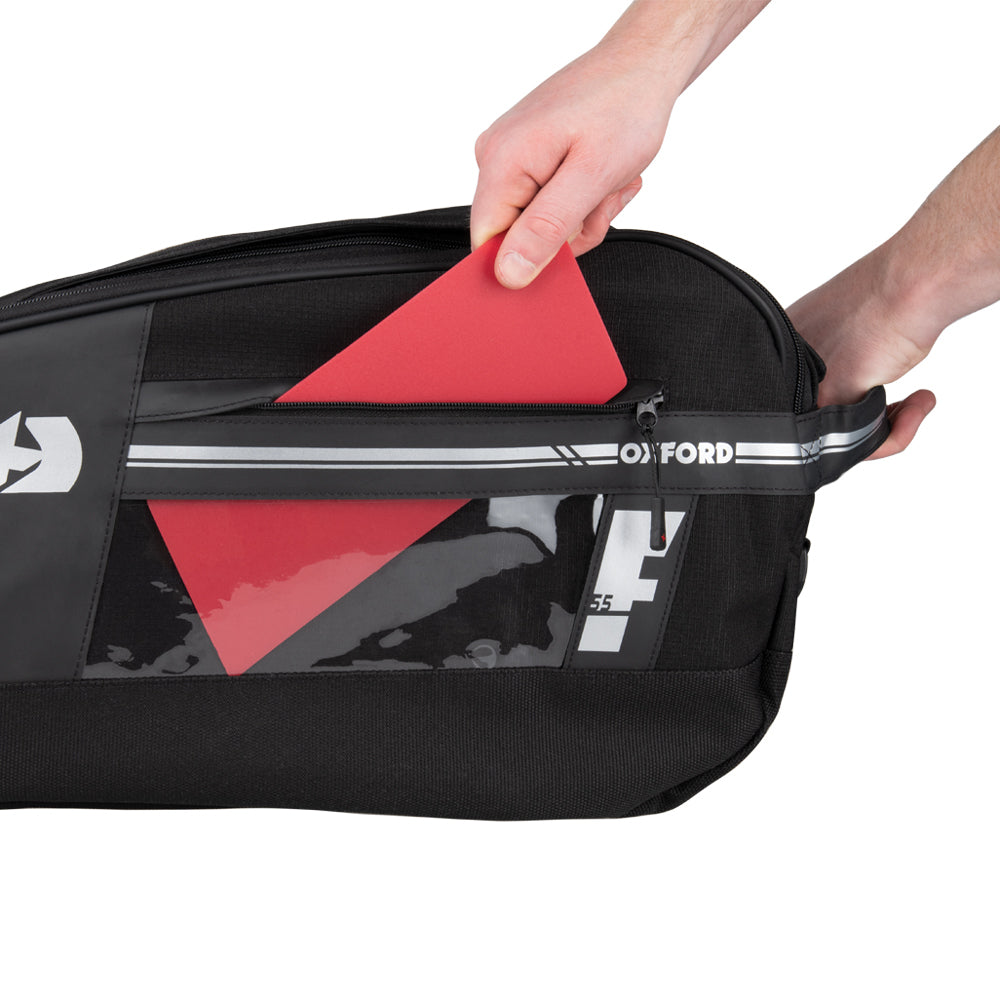 Oxford F1 Small Pannier Bag Black - 45 Litres