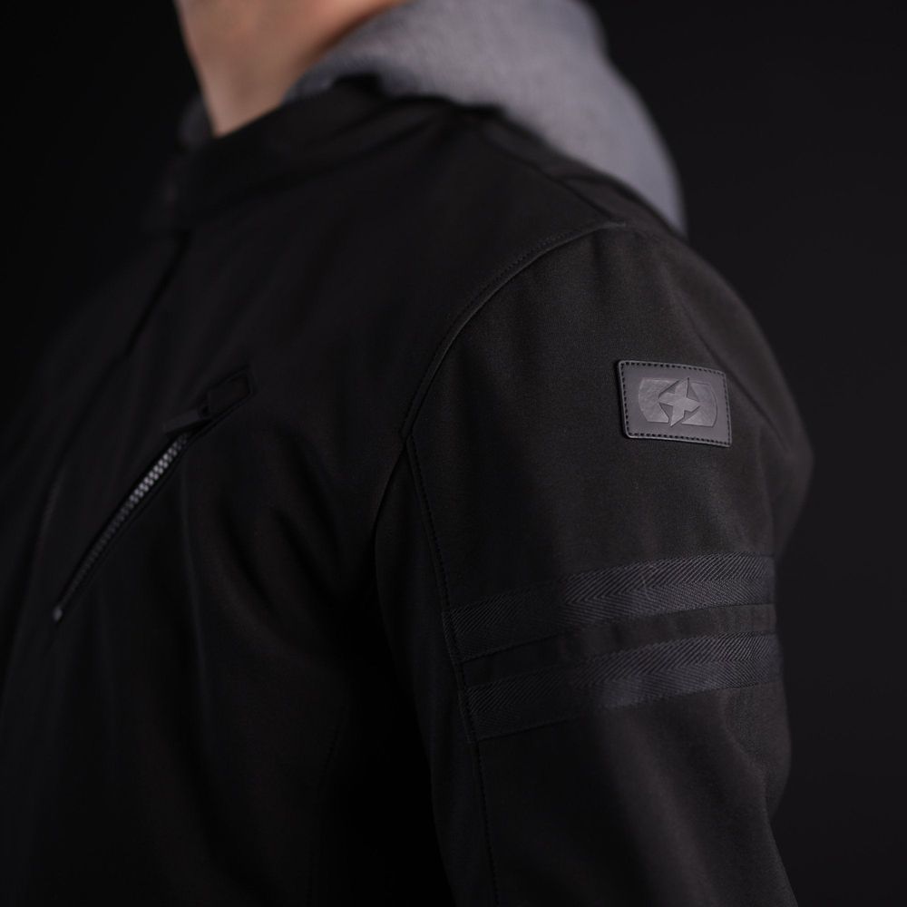 Oxford Faringdon Textile Jacket Stealth Black