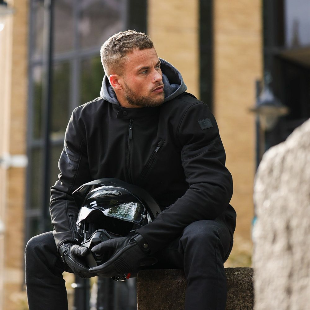 Oxford Faringdon Textile Jacket Stealth Black