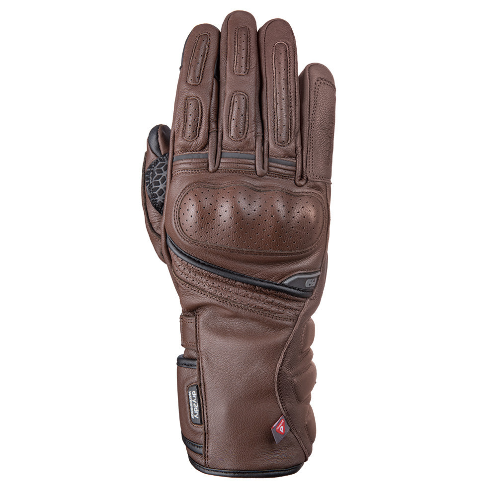 Oxford Hamilton Waterproof Leather Gloves Brown