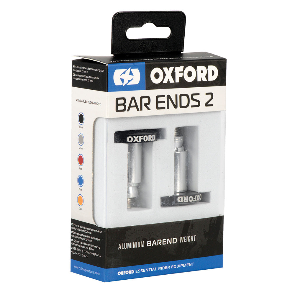 Oxford Handlebar BarEnds 2 Black - retail packaging