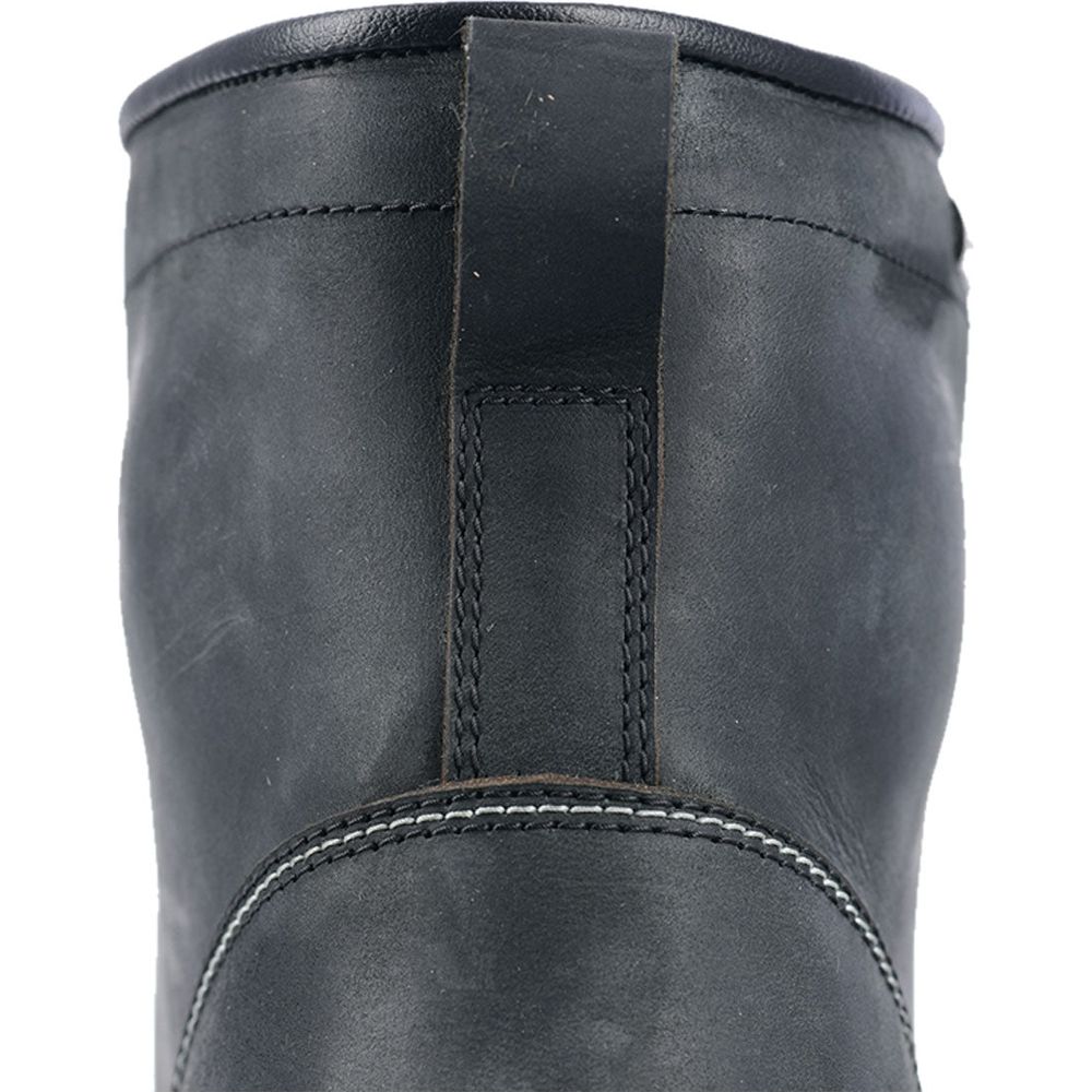 Oxford Hardy Leather Boots Charcoal