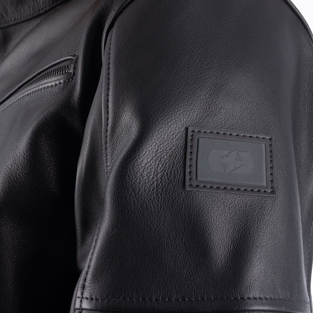 Oxford Henlow Leather Jacket Black