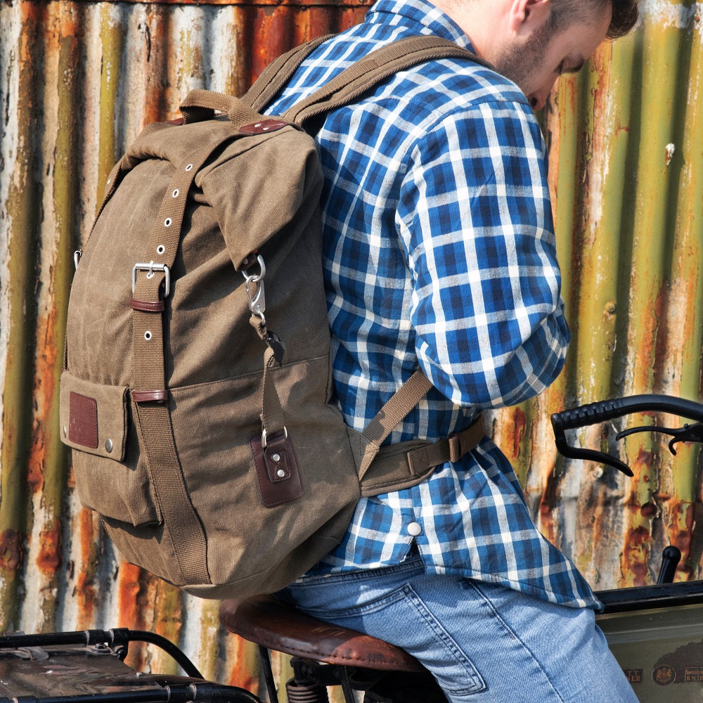 Oxford Heritage Backpack Khaki - 30 Litres
