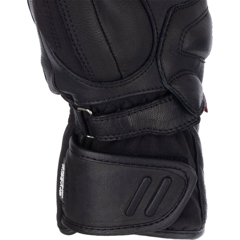 Oxford Hexham Waterproof Ladies Leather Gloves Grey / Black