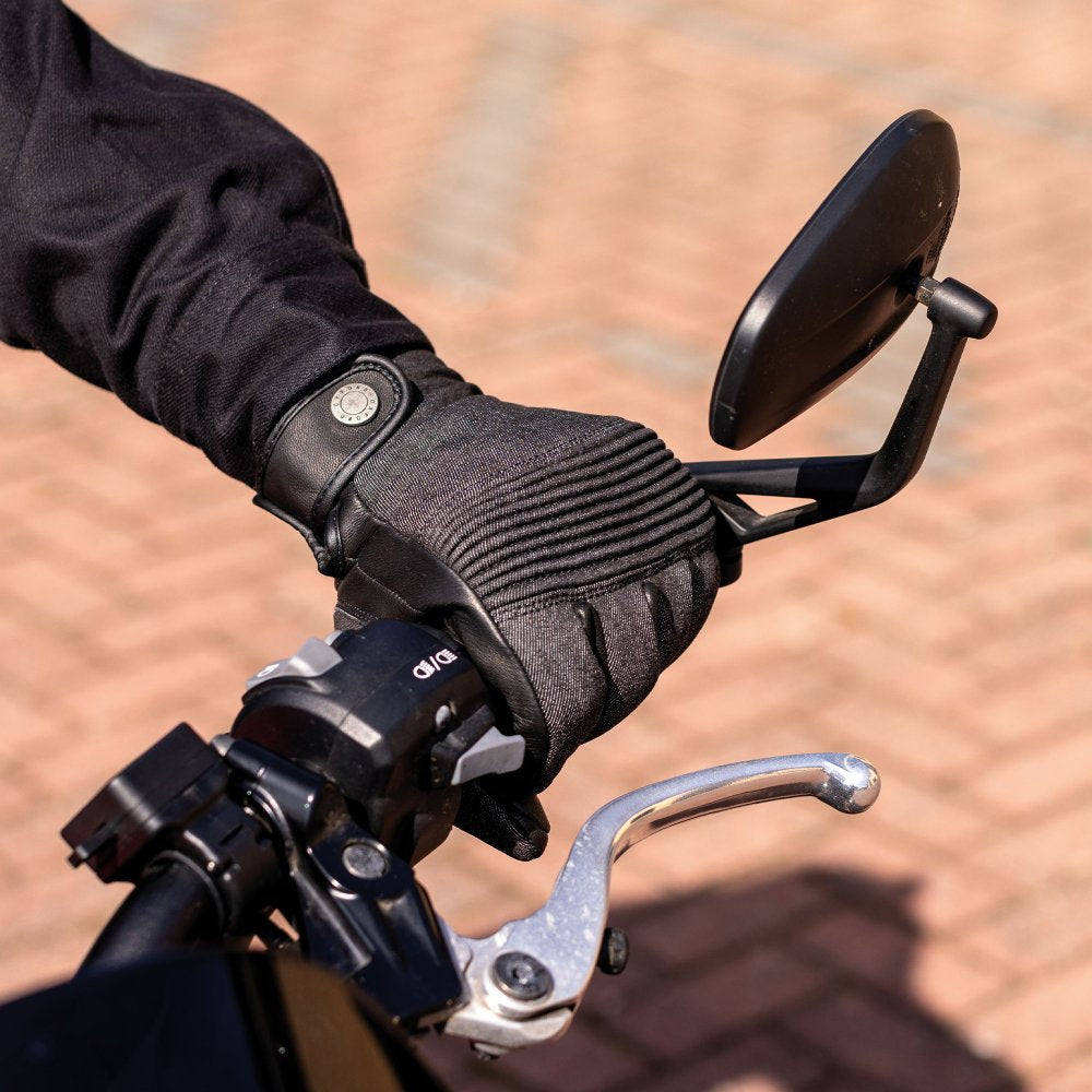 Oxford Kickback Leather Gloves Charcoal Grey