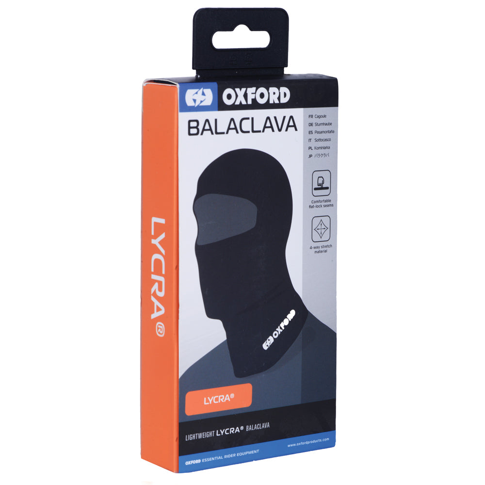 Oxford Lycra Balaclava Black