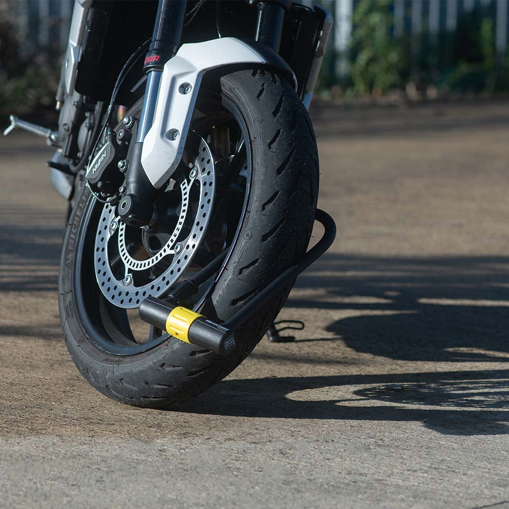 Oxford Magnum U-Lock With Bracket Black / Yellow - 170 x 285mm