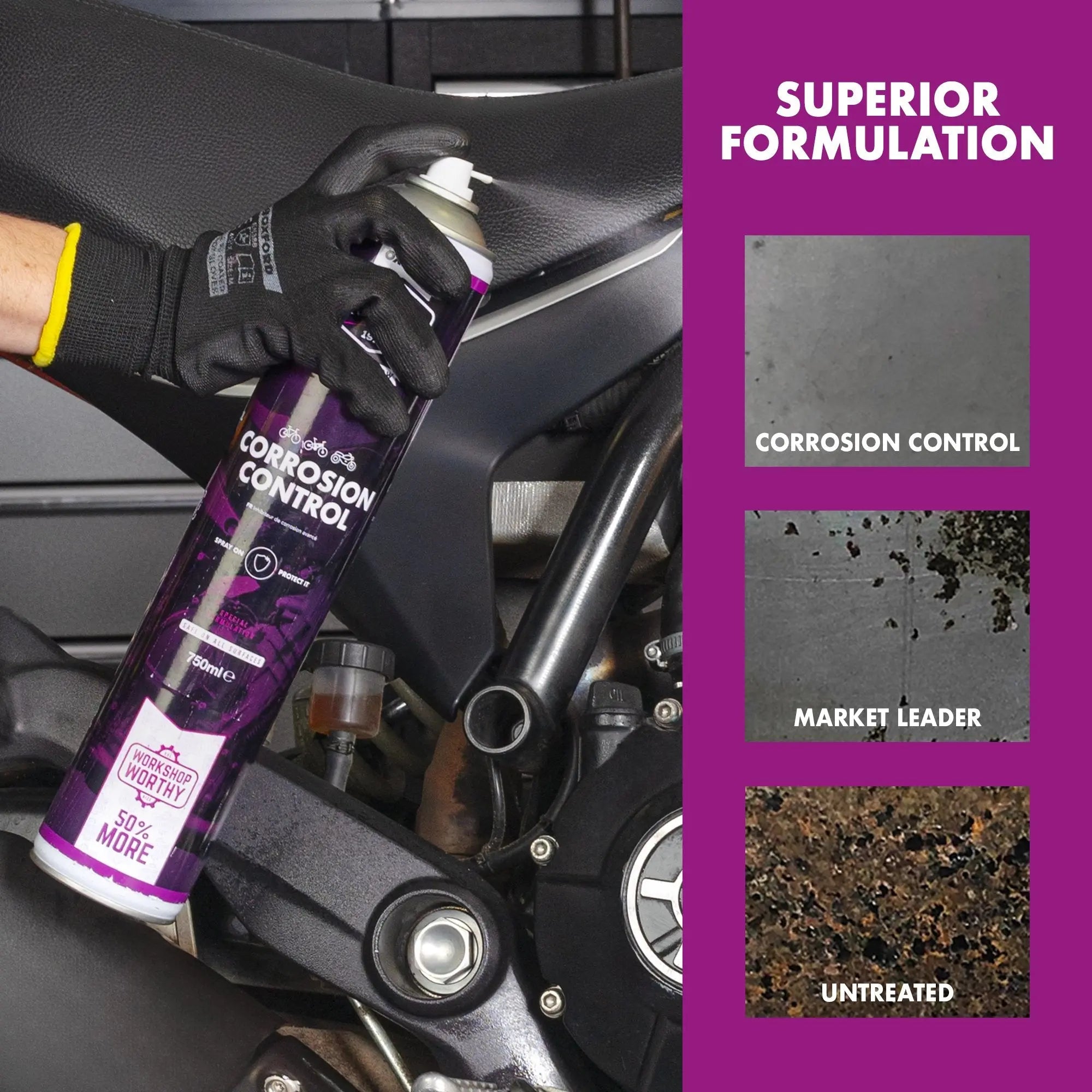 Oxford Mint Corrosion Control - 750ml  - FREE UK Shipping, FREE 365 Day Returns | Moto Central