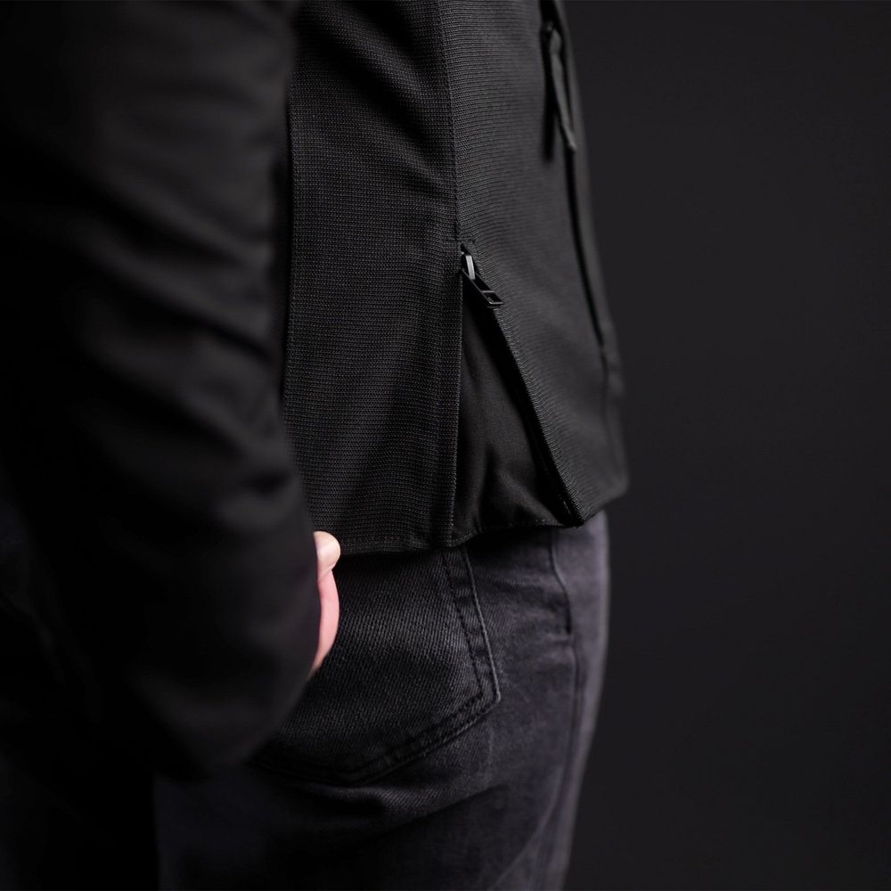 Oxford Mondial Street Dry2Dry Ladies Textile Jacket Black
