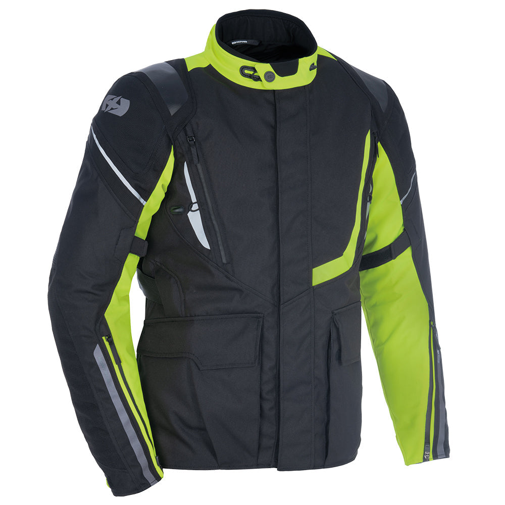 Oxford Montreal 4.0 Dry2Dry Textile Jacket Black/Fluo Yellow FREE P&P