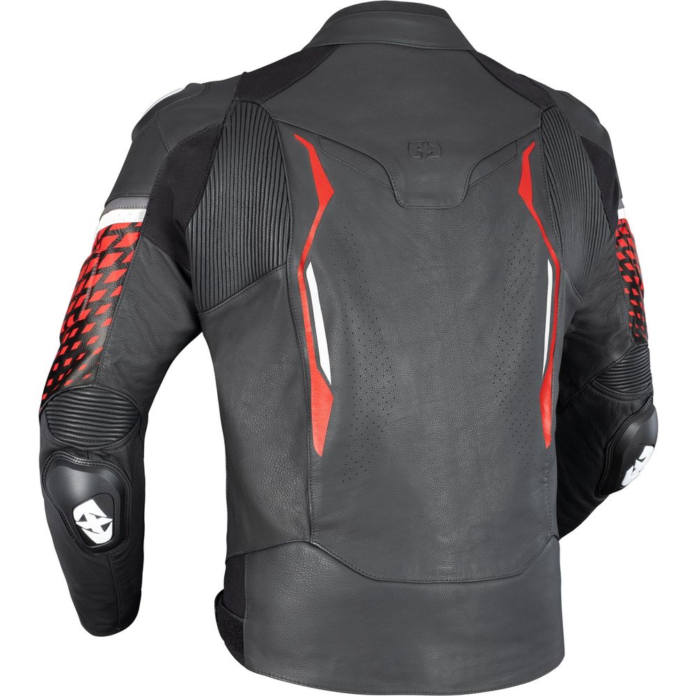 Oxford Nexus 1.0 Leather Jacket Black / Red