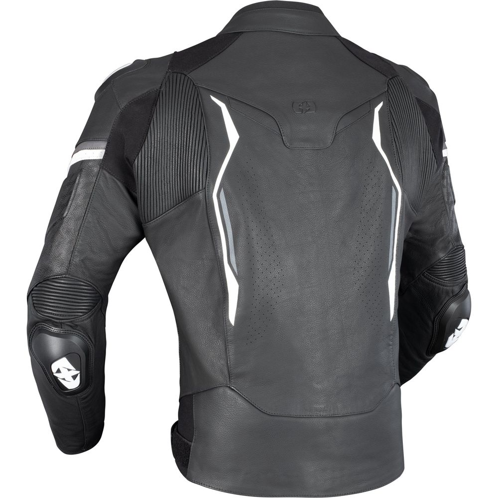 Oxford Nexus 1.0 Leather Jacket Black / White