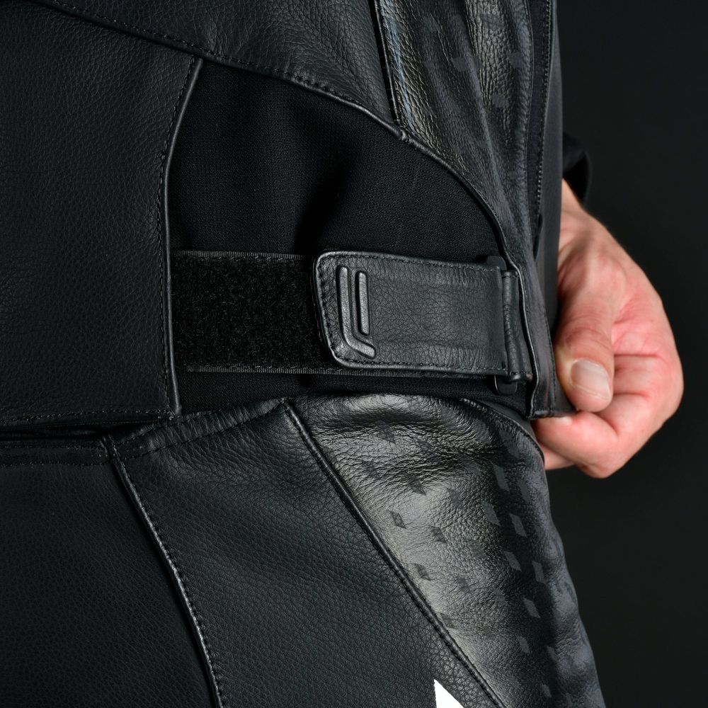 Oxford Nexus 1.0 Leather Jacket Black / White