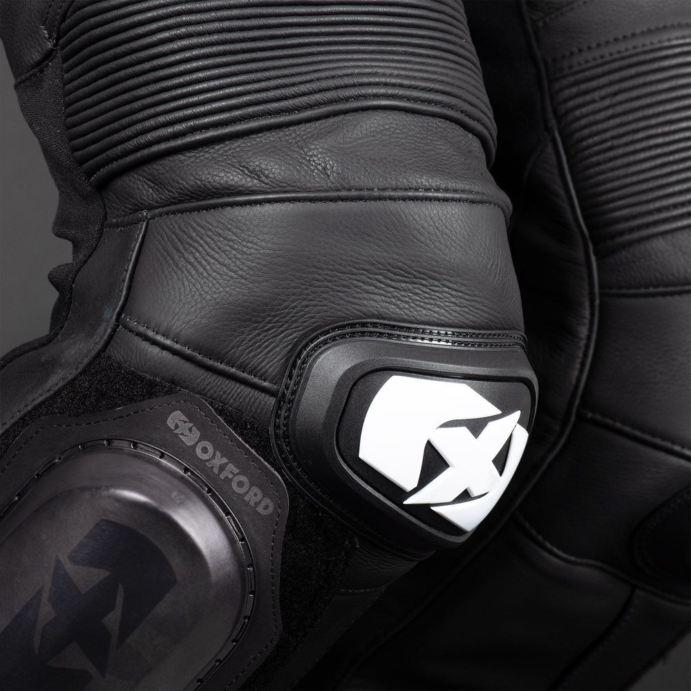 Oxford Nexus 1.0 Leather Trouser Black / White