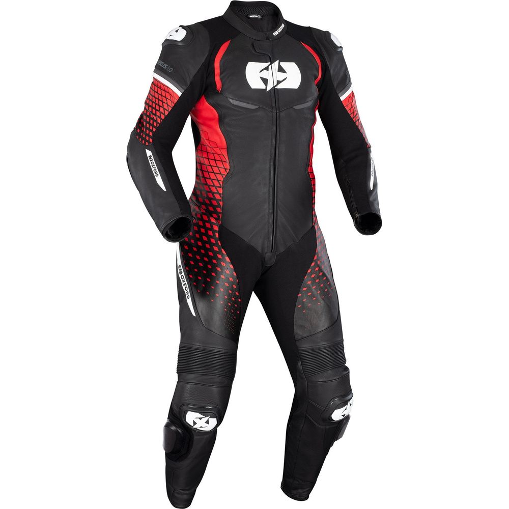 Oxford Nexus 1.0 One Piece Leather Suit Black / Red