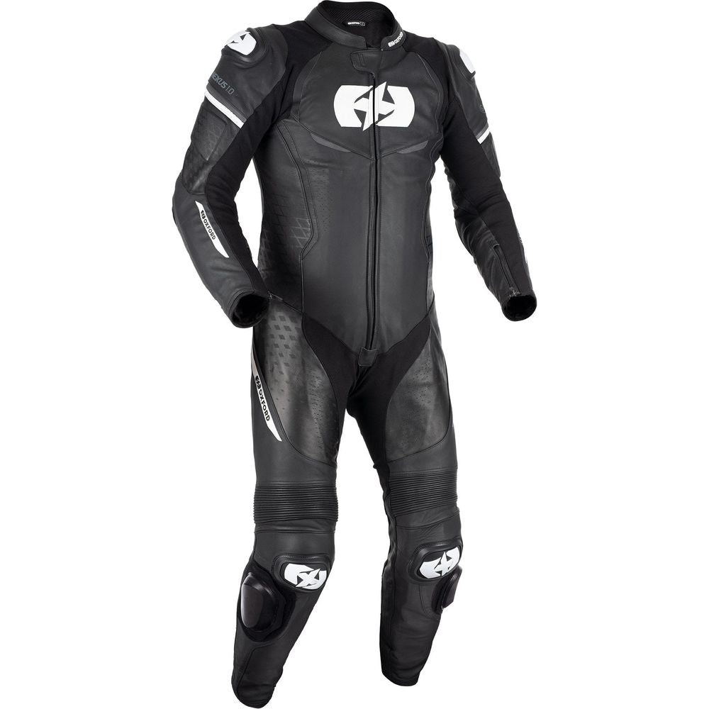 Oxford Nexus 1.0 One Piece Leather Suit Black / White