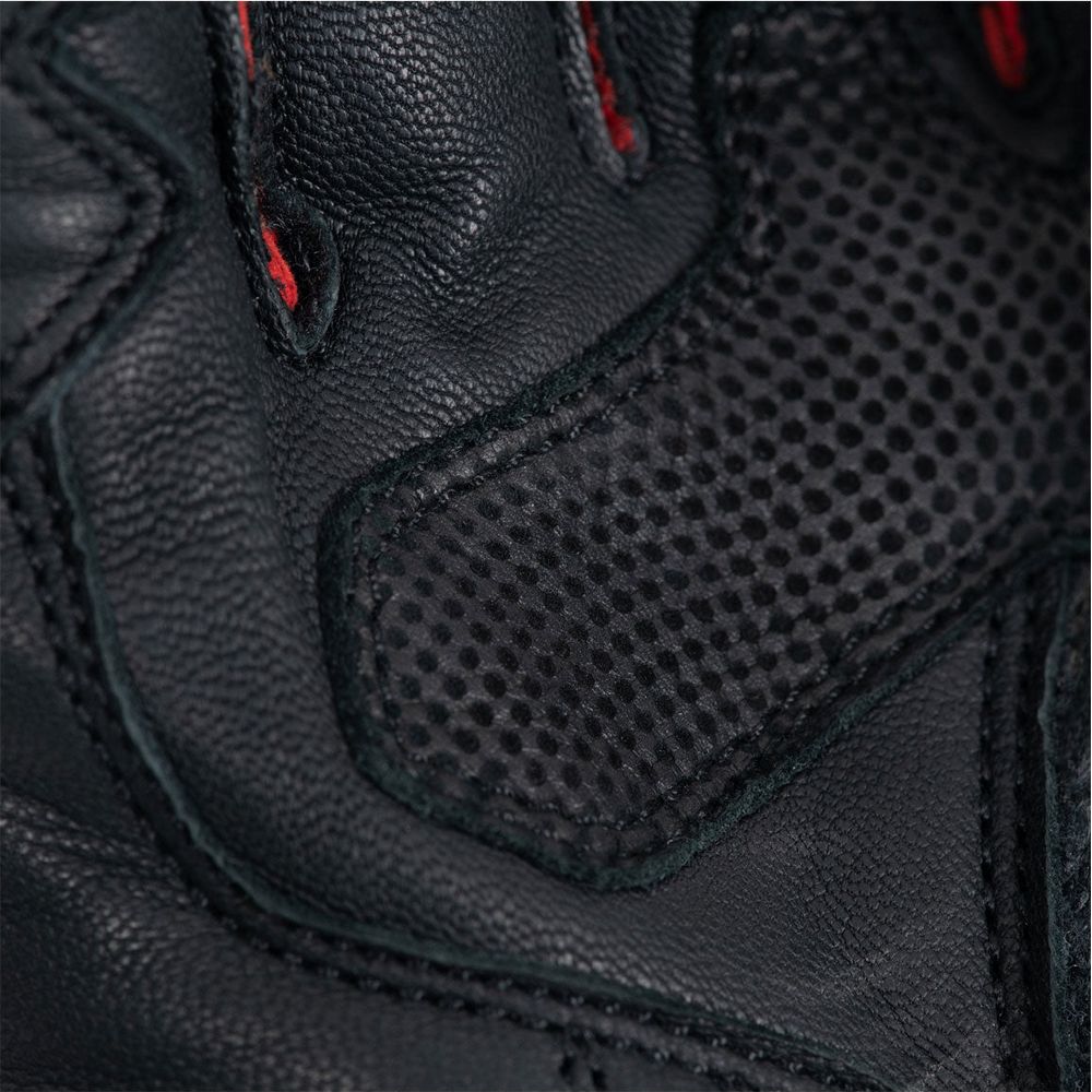 Oxford Nexus Leather Gloves Black / White / Red