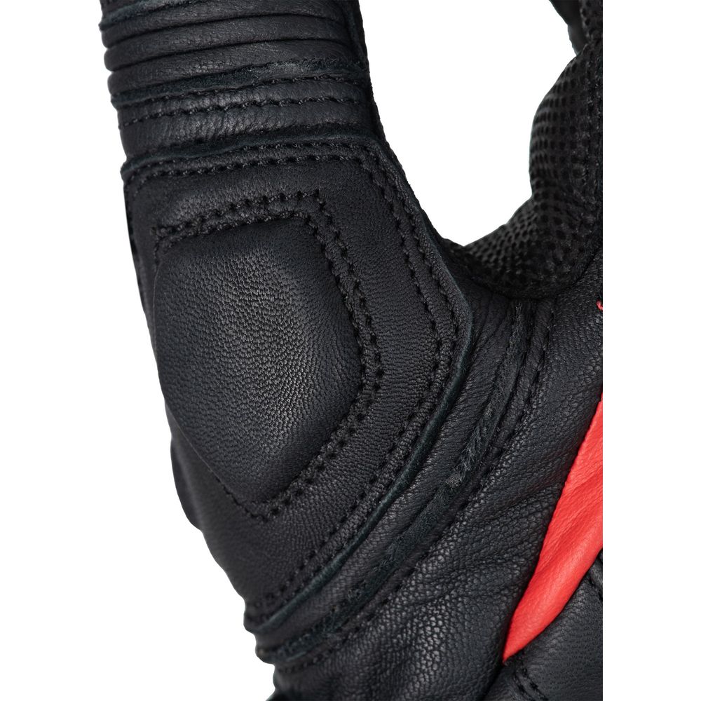 Oxford Nexus Leather Gloves Black / White / Red
