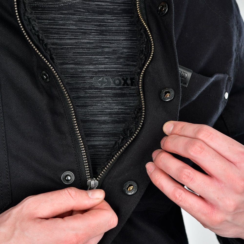Oxford Original Approved AA Ridgeback Shirt Black