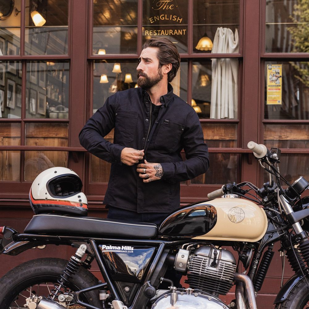 Oxford Original Approved AA Ridgeback Shirt Black