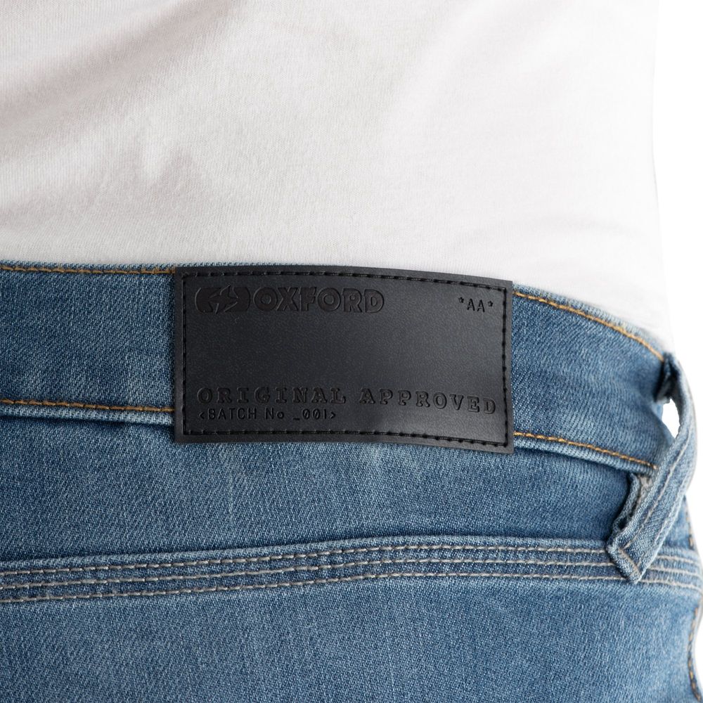 Oxford Original Approved AA Straight Fit Jeans Mid Blue