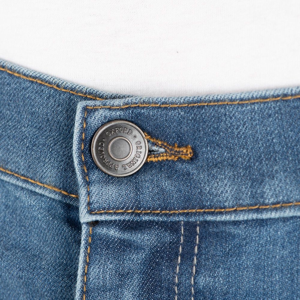 Oxford Original Approved AA Straight Fit Jeans Mid Blue