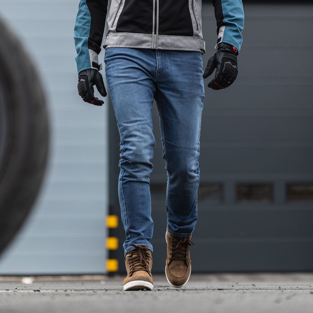 Oxford Original Approved AA Straight Fit Jeans Mid Blue