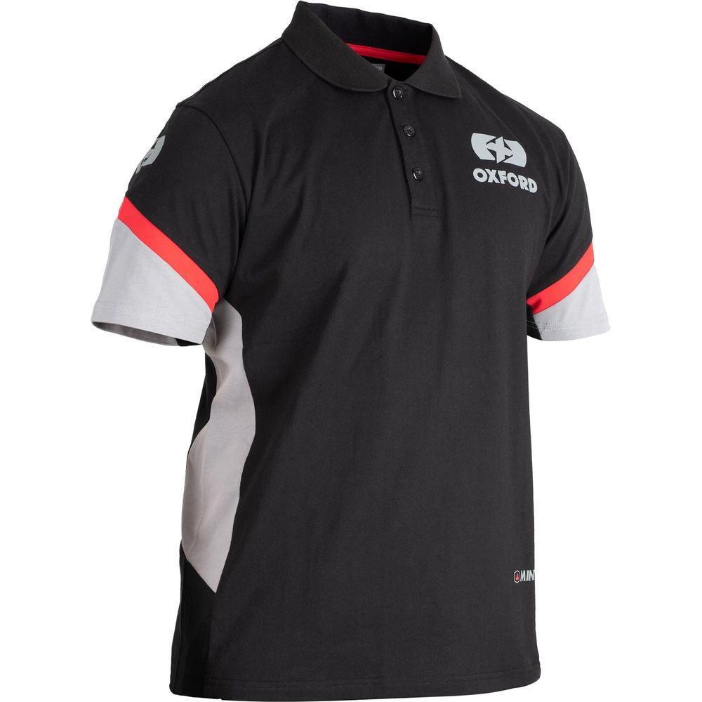 Oxford Racing Polo T-Shirt Black