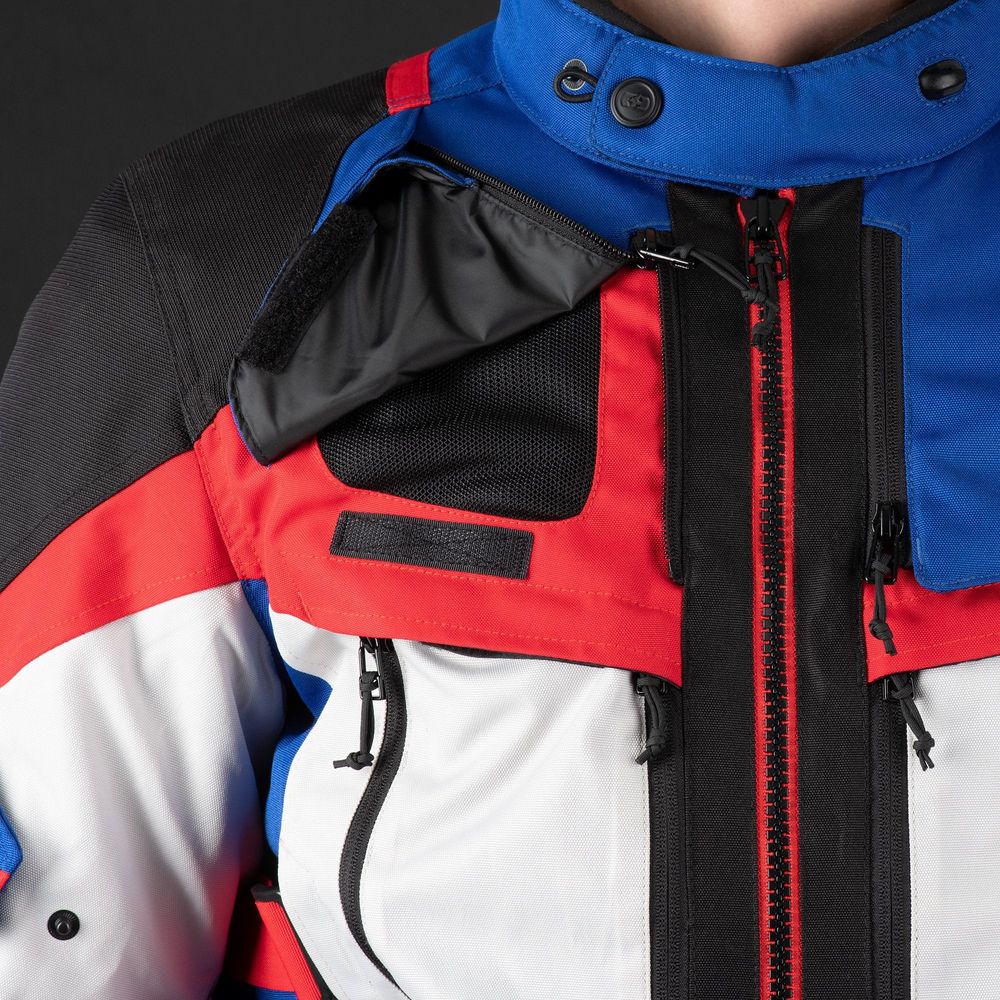 Oxford Rockland Textile Jacket Arctic / Black / Red