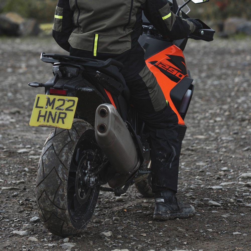 Oxford Rockland Textile Trouser Khaki / Black / Fluo Yellow