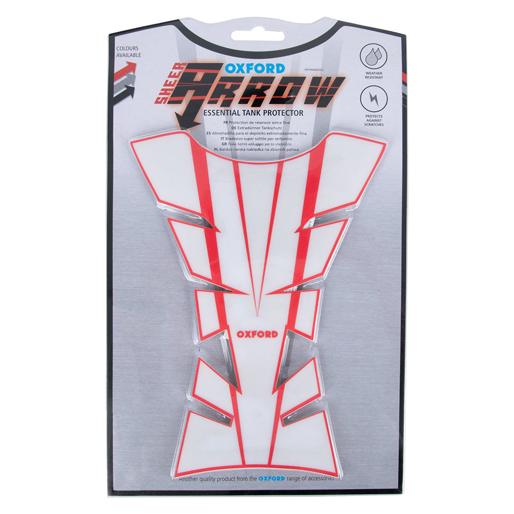 Oxford Sheer Arrow Tank Pad Red