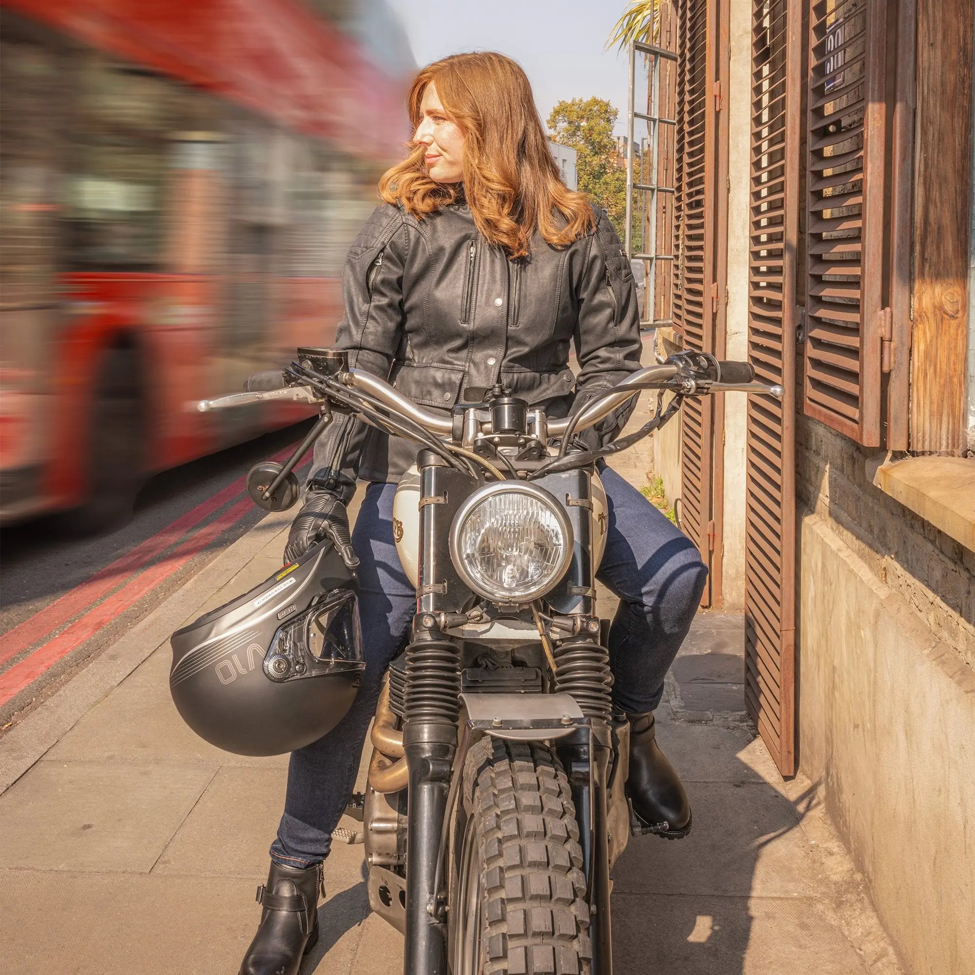 Oxford Sterling D2D Ladies Textile Jacket Black  - FREE UK Shipping, FREE 365 Day Returns | Moto Central