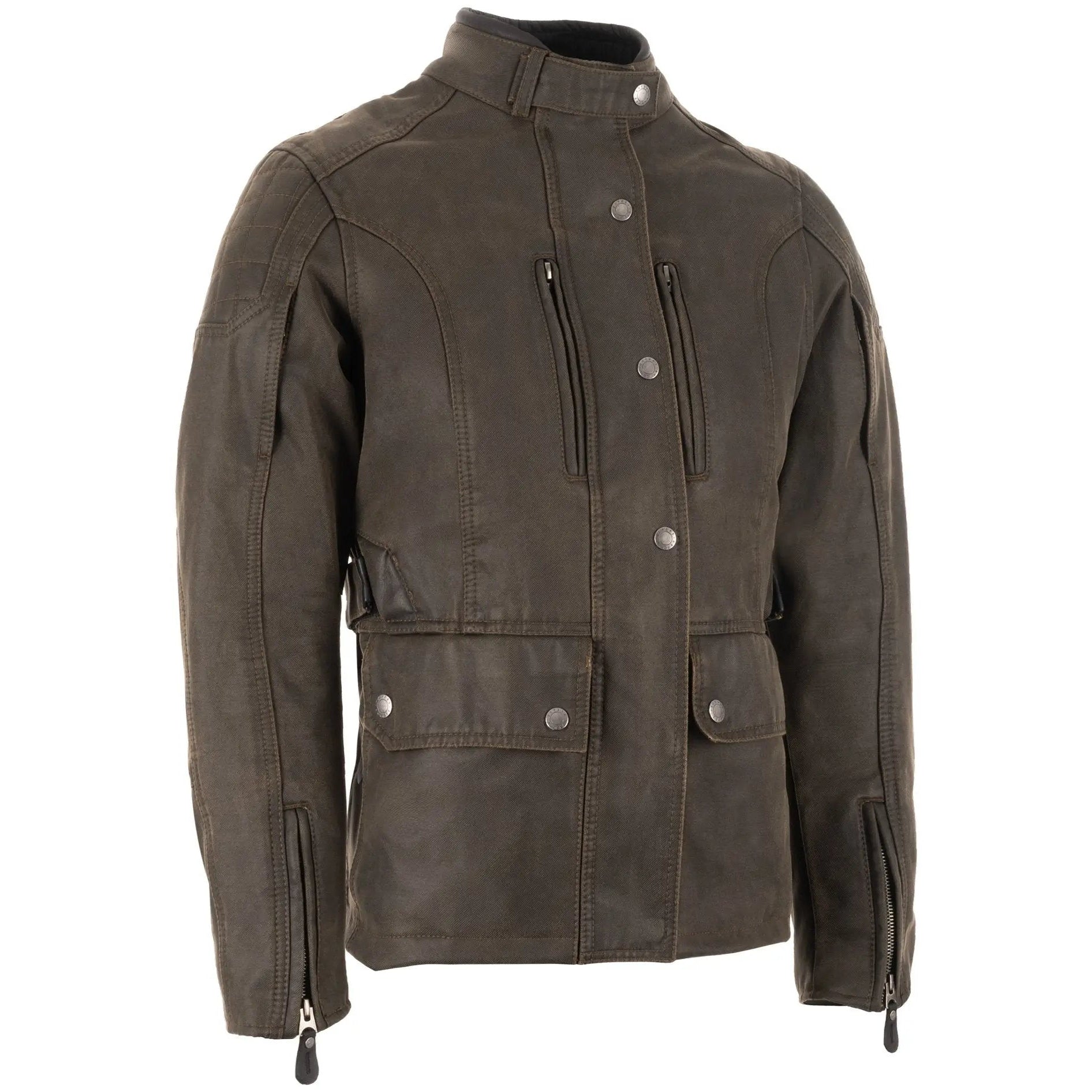Oxford Sterling D2D Ladies Textile Jacket Khaki front product view