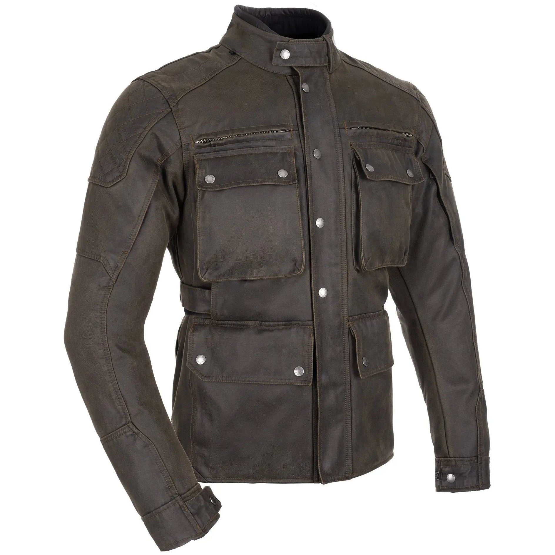 Oxford Sterling D2D Textile Jacket Khaki front product view