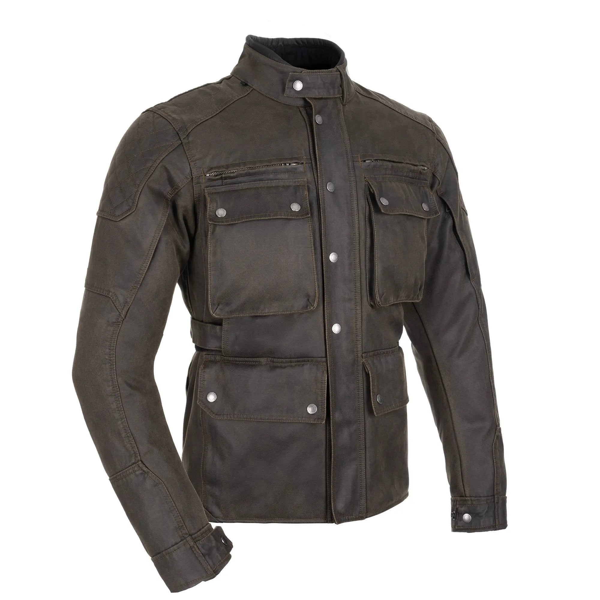 Oxford Sterling D2D Textile Jacket Khaki  - FREE UK Shipping, FREE 365 Day Returns | Moto Central