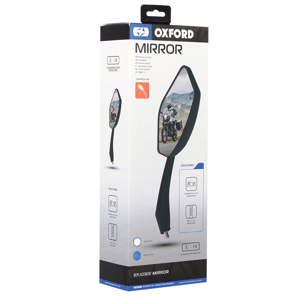 Oxford Trapezium Right Mirror