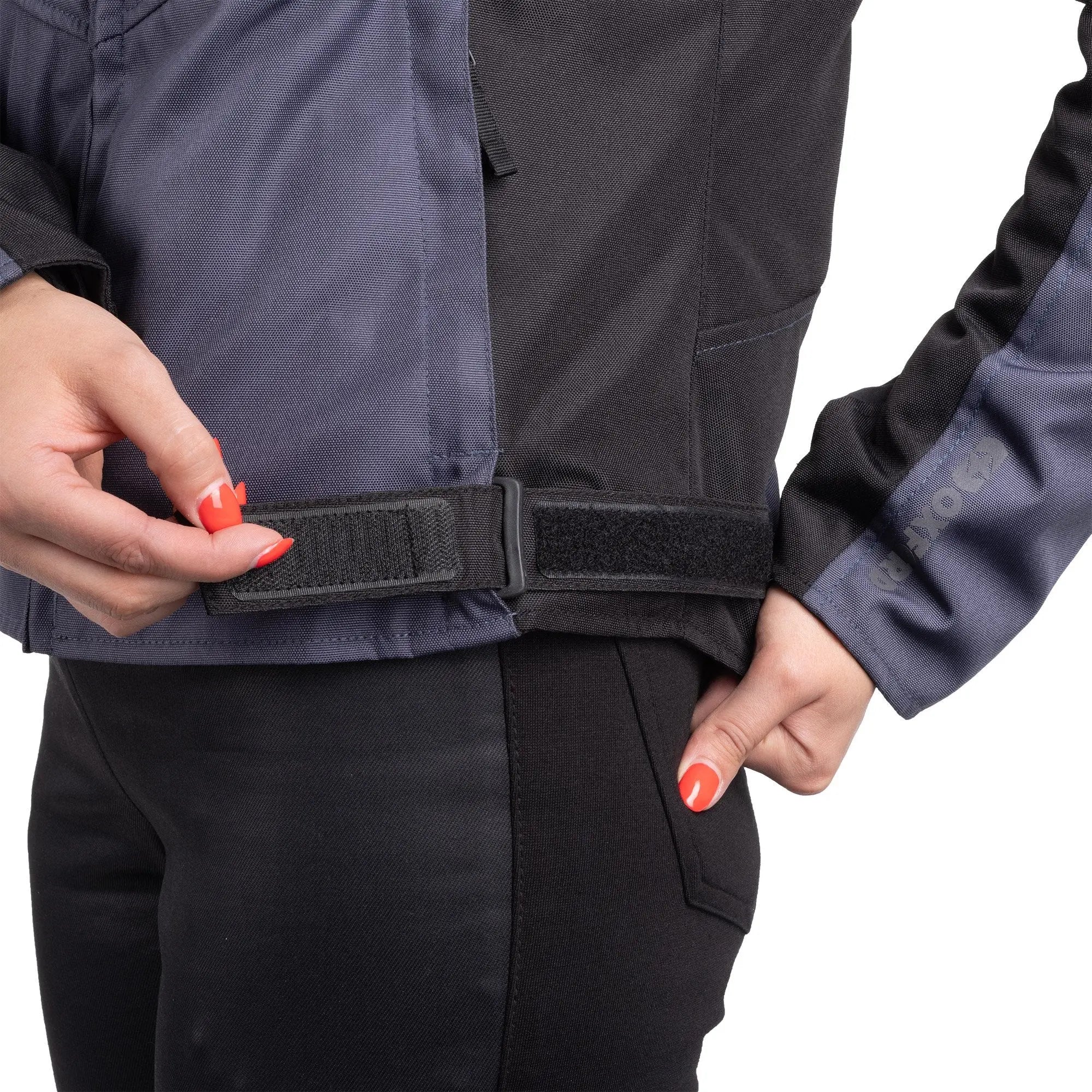 Oxford Valencia D2D 3.0 Ladies Textile Jacket Grey / Black - FREE UK Shipping, FREE 365 Day Returns | Moto Central